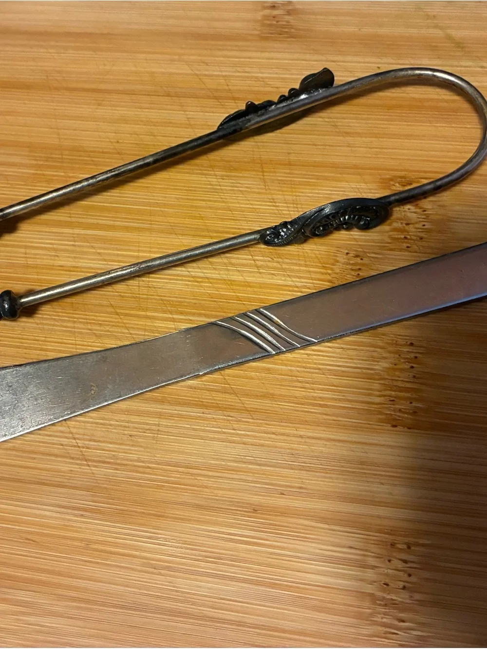 Ornate silver and other Metal sugar cube tongs– Decorative tea accessories